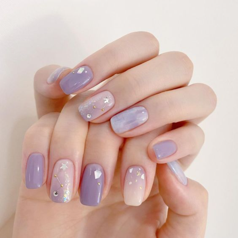 Le charme des ongles violets de +99 Dreamy : votre choix définitif pour mettre en valeur un style unique et glamour